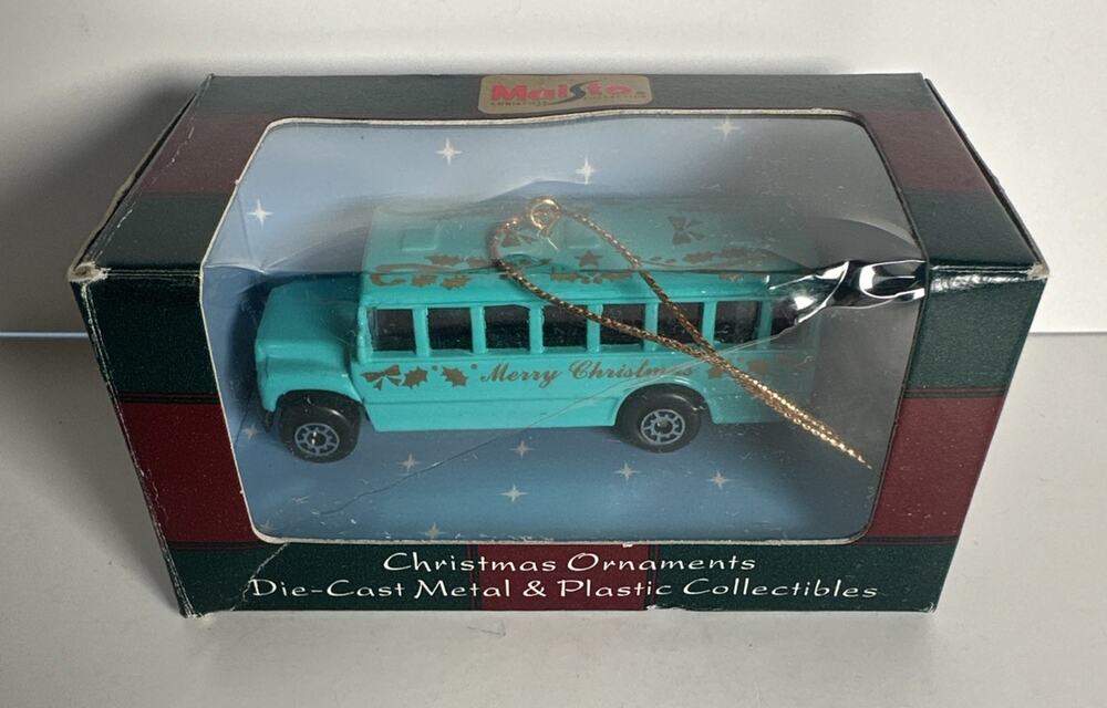 Maisto Christmas Ornament School Bus #61500